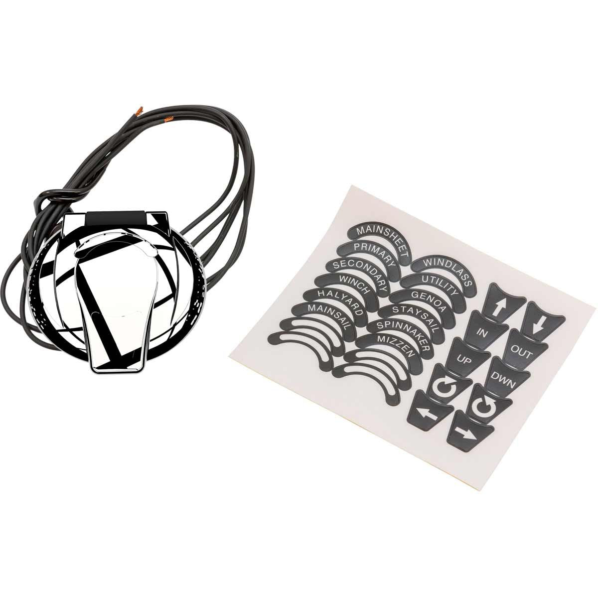 Lewmar CHSX Foot Switch (Closed / Stainless Steel)