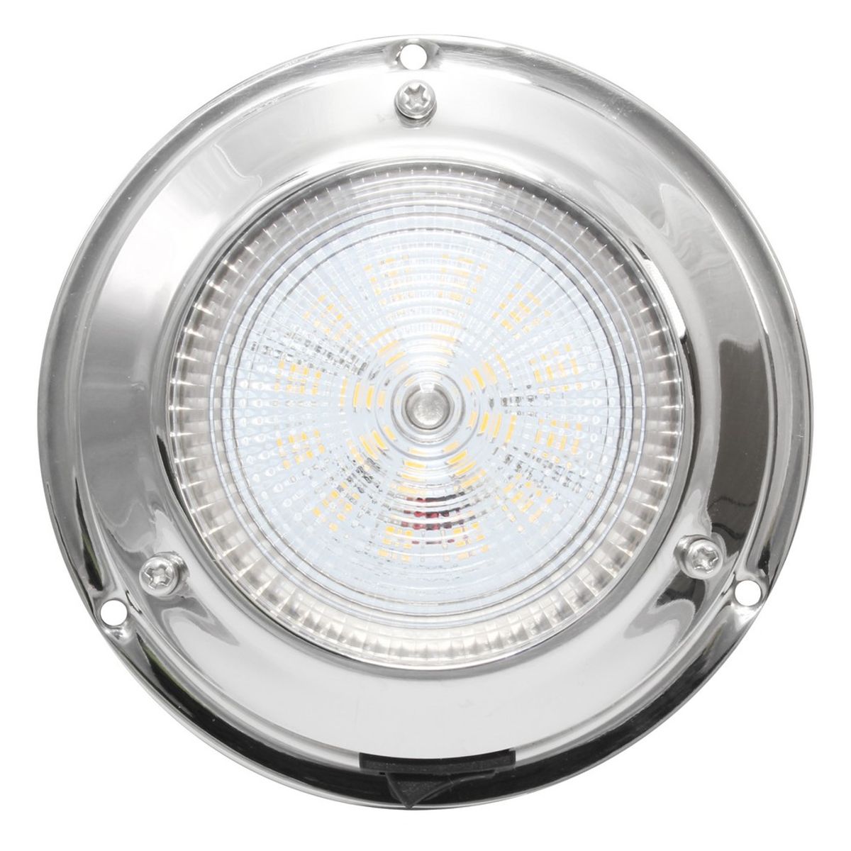 AAA 12V Stainless Steel Light LED 3" Dome (106mm) - Warm White LD-023
