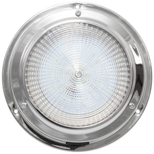 AAA 12V Stainless Steel Light LED 4" Dome (137mm) - Natural White LD-026