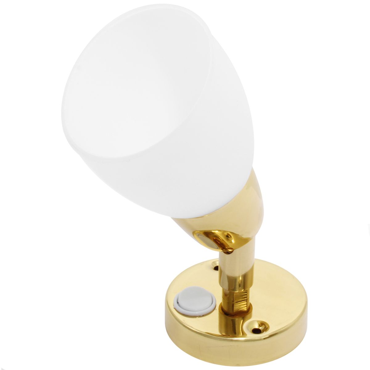 AAA 10-30V Brass Adjustable Reading LED Light 65mm Diameter LD-103