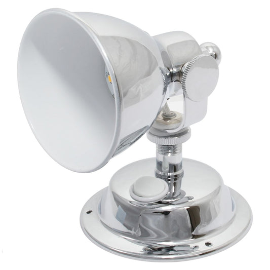 AAA LED Adjustable Reading Light Chrome Warm White 12V LD-104