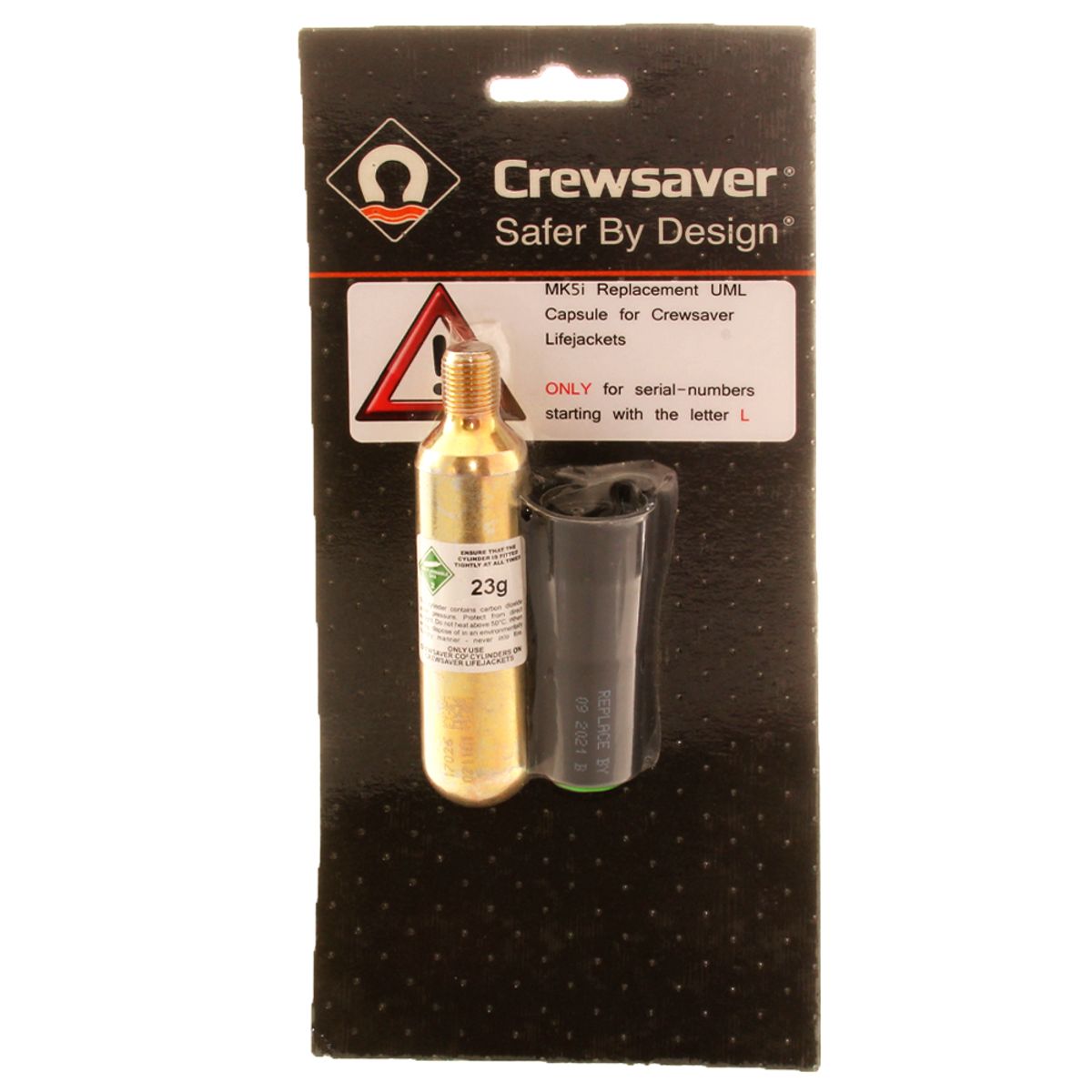 Crewsaver Re-Arm Kit for Junior Crewfit Lifejackets (23g Gas Cylinder) LJ-009