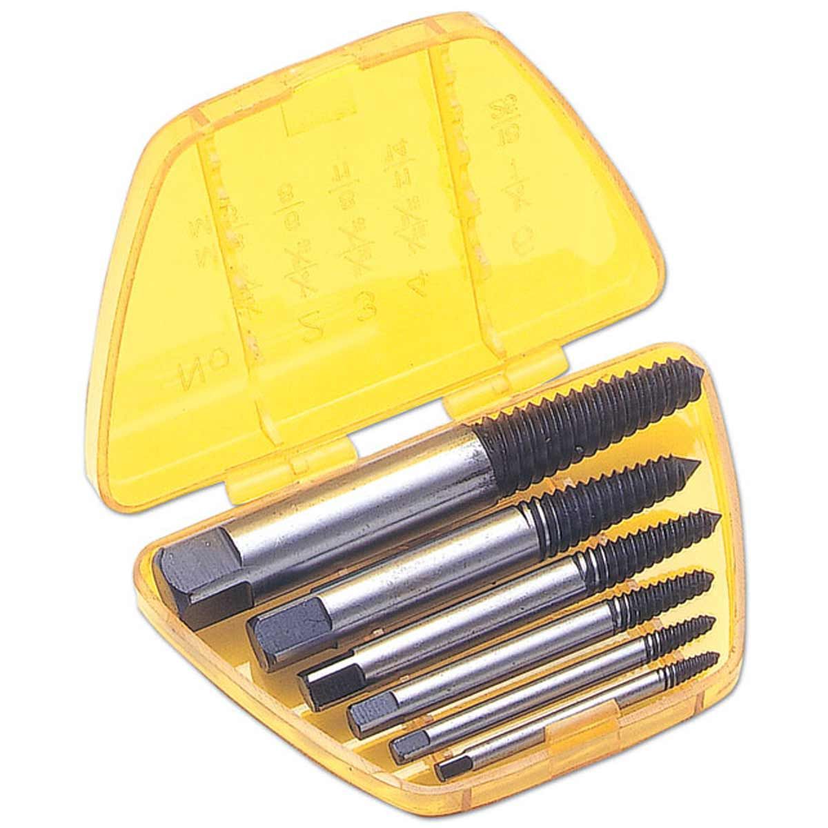 Laser Tools Screw Extractor Set 6-Piece (M3 to M25 / 1/8" to 1") LT-0295