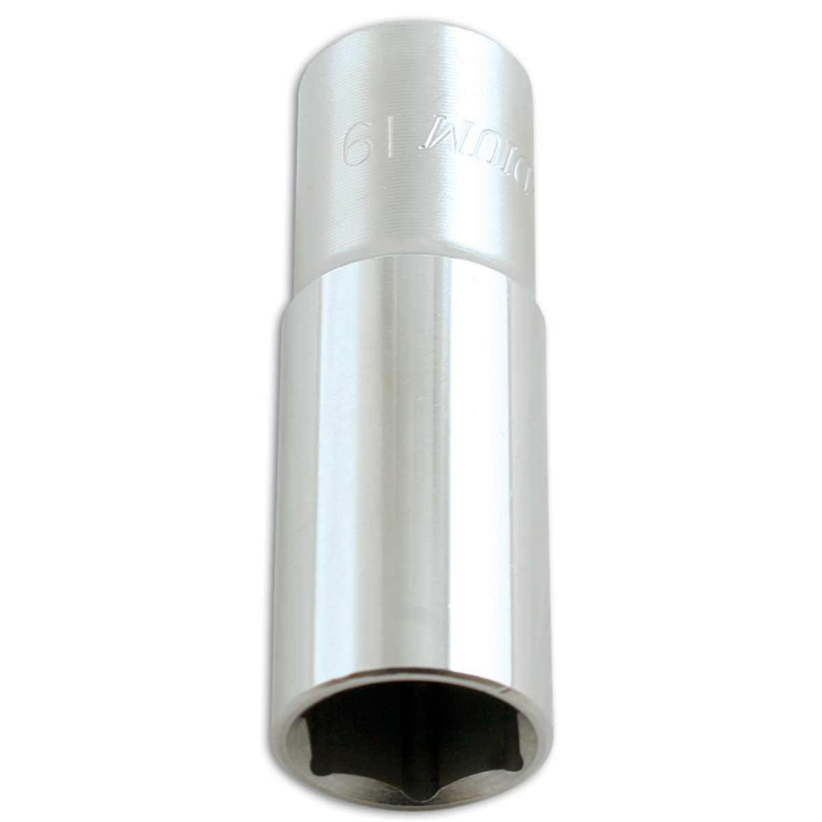 Laser Tools 19mm Single Hex Socket Bit with 1/2" Drive (Deep) LT-1991