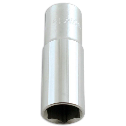 Laser Tools 19mm Single Hex Socket Bit with 1/2" Drive (Deep) LT-1991