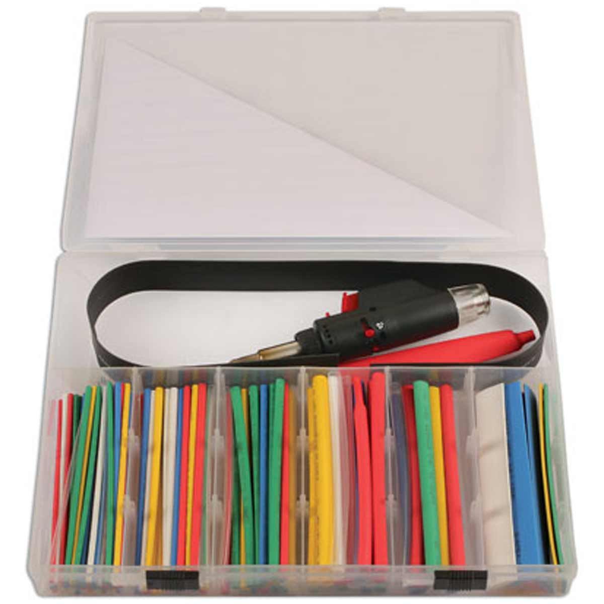 Laser Tools Torch with Heat Shrink Tubing Set (162-Piece) LT-6076