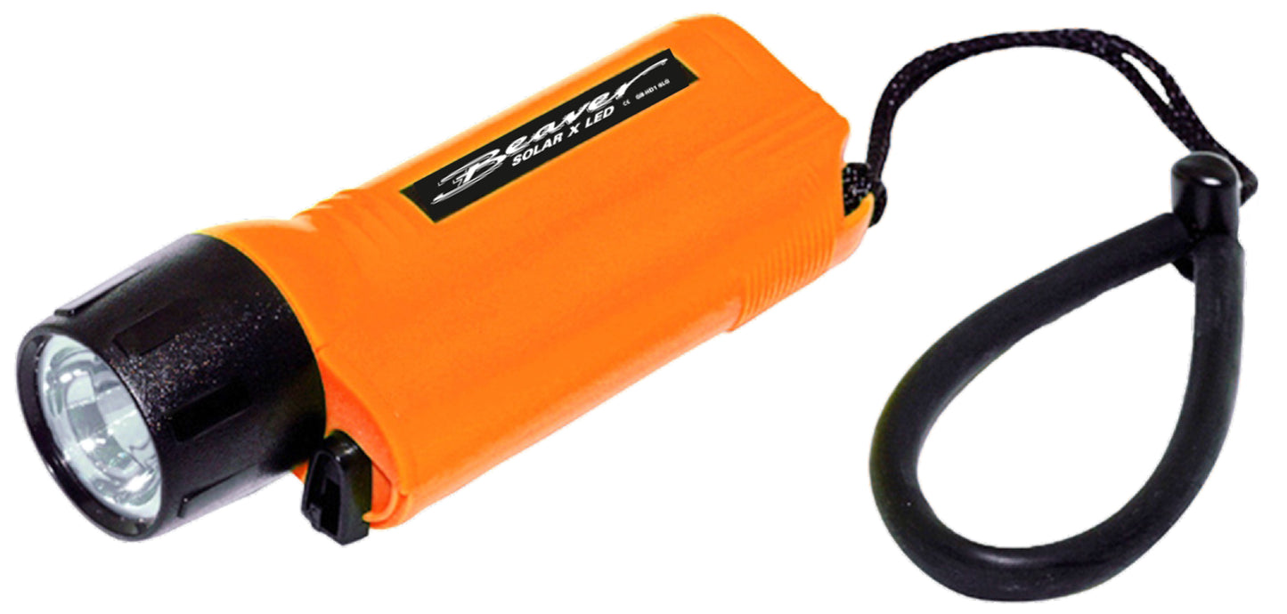 Beaver Orange Solar XLED Torch