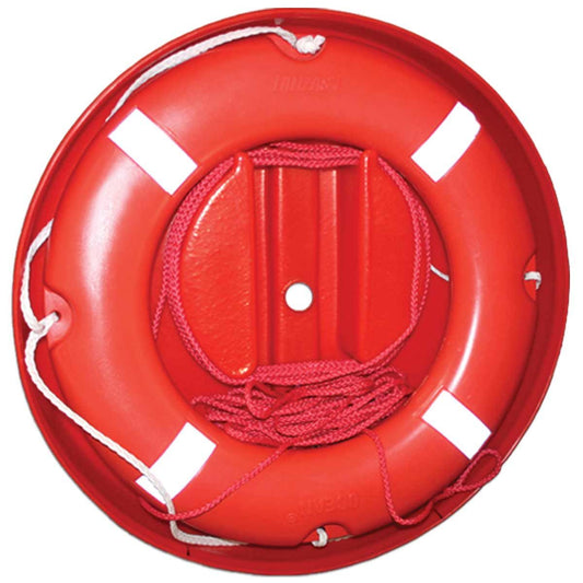 Lalizas Lifebuoy Ring Set with 72cm Life Ring, Floating Line and Case LZ-71285