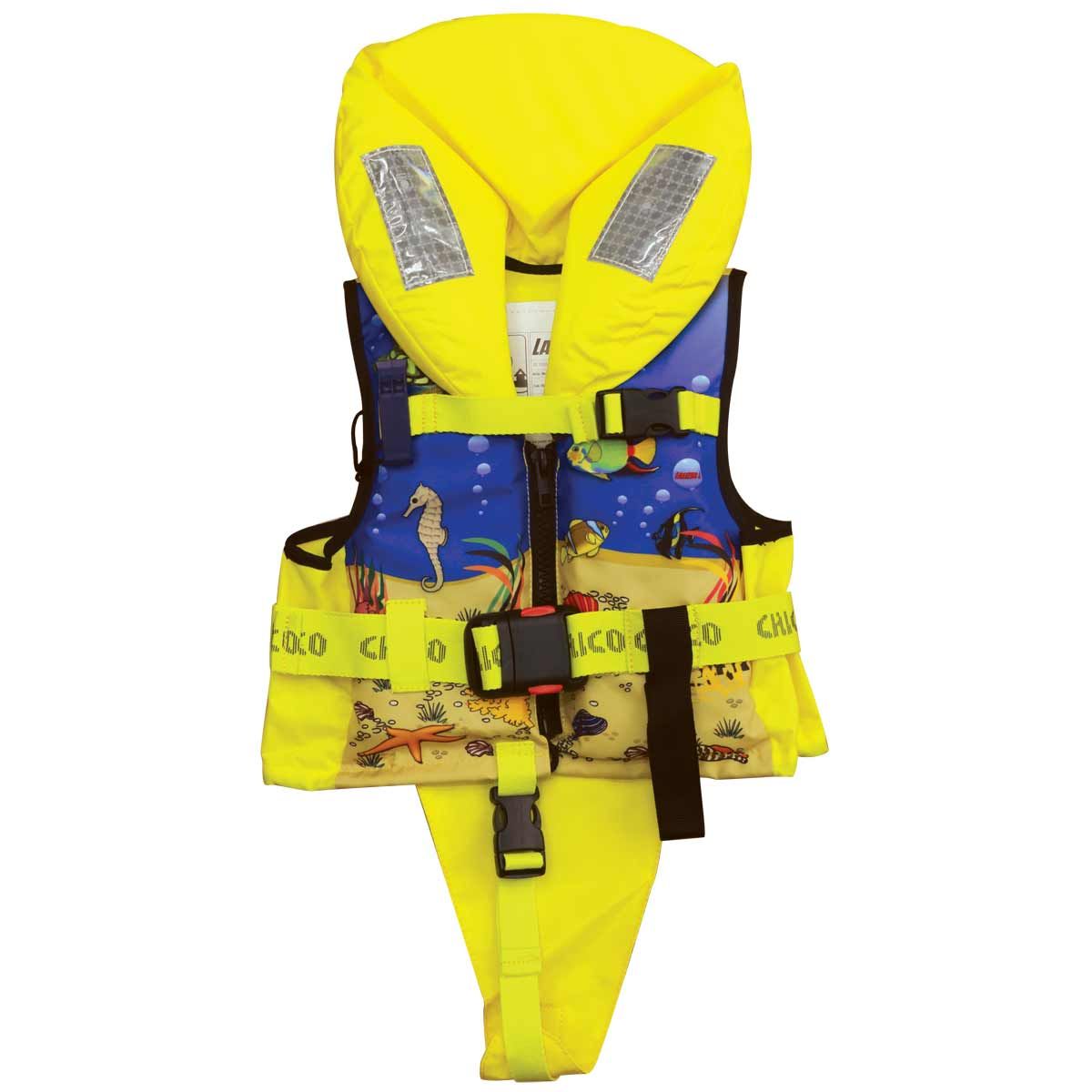 Lalizas Chico Foam Lifejacket 100N ISO Baby 3-10kg Yellow/Blue LZ-72069