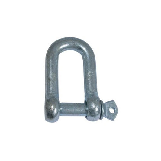 AG Galvanised Steel D Shackle with 11mm Pin (22mm ID)