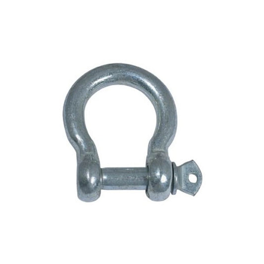AG Galvanised Steel Bow Shackle with 6mm Pin (12mm ID)