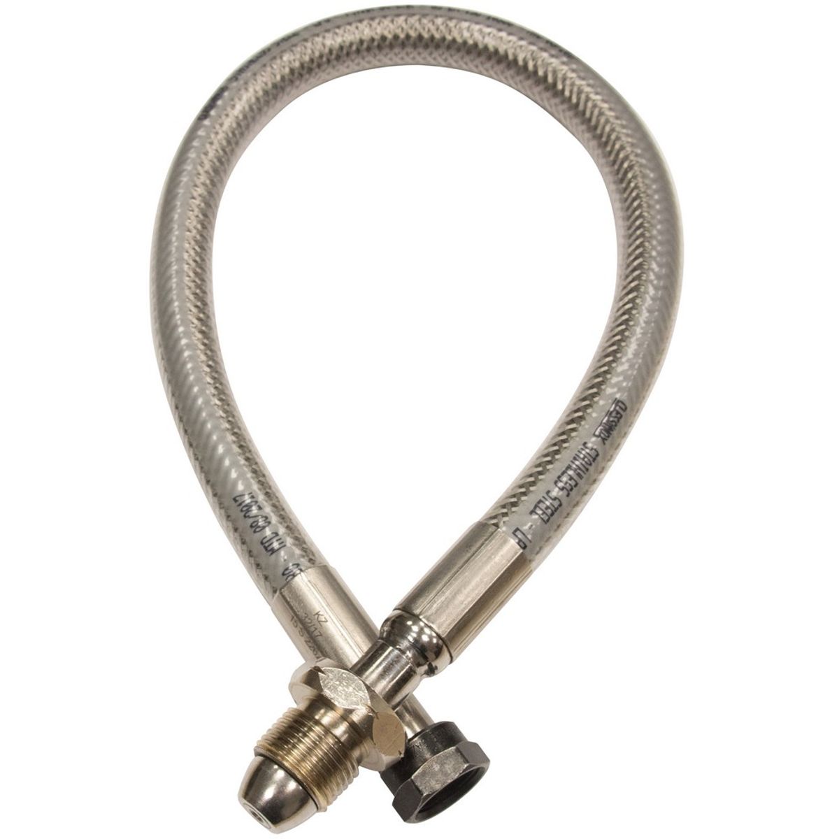 Clesse 20" Stainless Pigtail W20 to Pol with Non-Return Valve M14/3/SS