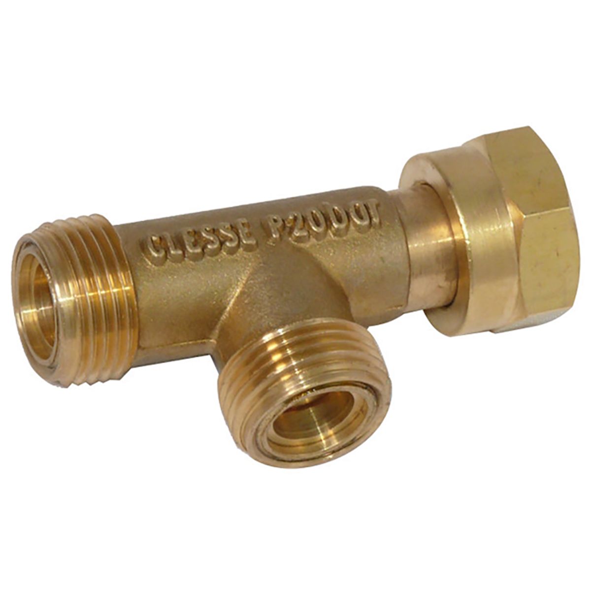 Clesse Changeover T-Piece with Non-Return Valve M17/TEE