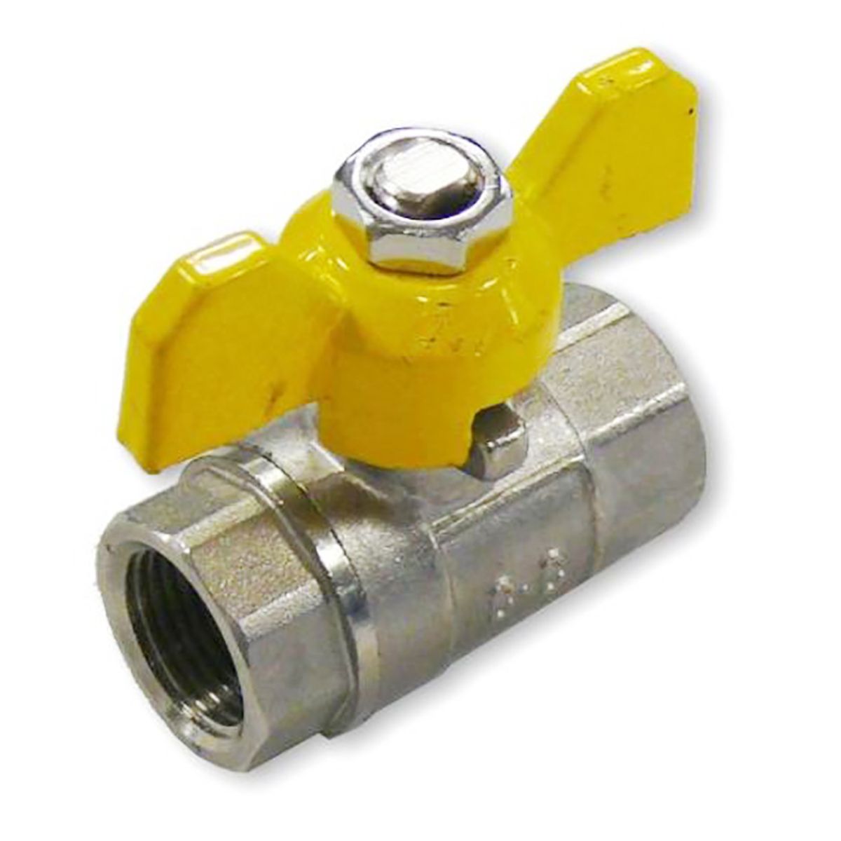AG Gas Ball Valve 1/2" BSP Female Ports with Standard Handle M8X
