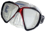 Beaver Red Focus Silicone Dive Mask  - HS CODE - 	95062900	  C.O.O. - 	TW