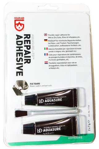 Beaver McNett Gear Aid Aquasure+FD Twin 7 Gram Pack - HS CODE - 	3506100000	  C.O.O. - 	EU