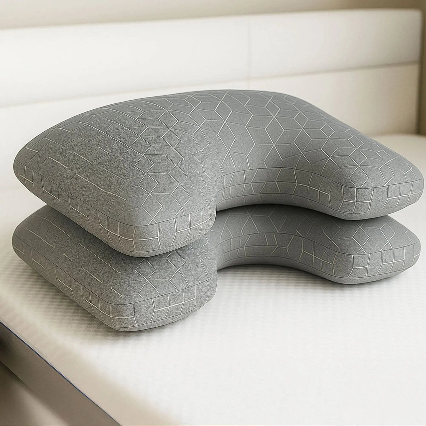 Brightr® MoonHug Adjustable Memory Foam pillow Bundle
