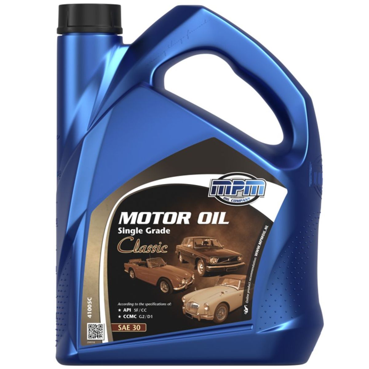 MPM Single Grade Classic Motor Oil (SAE 30 / 5 Litre) MPM41005C
