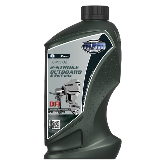 MPM Marine TC-W3 2-Stroke Outboard & Self-Mix Oil Dfi 1 Litre MPM45001