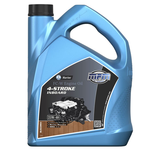 MPM Marine FC-W 4-Stroke Inboard Oil 25W-40 5 Litre MPMBL022005