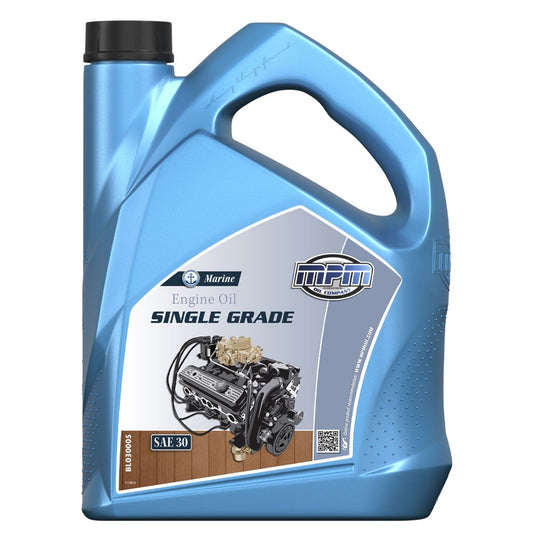 MPM Marine Single Grade Engine Oil SAE30 5 Litre MPMBL030005