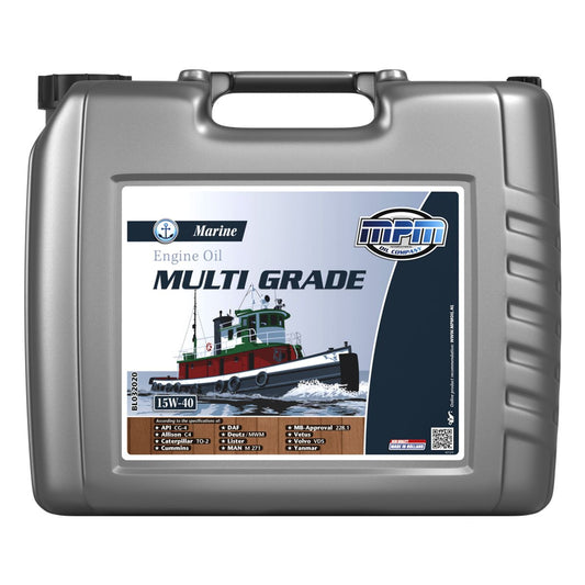 MPM Marine Multi Grade Engine Oil 15W-40 20 Litre MPMBL032020