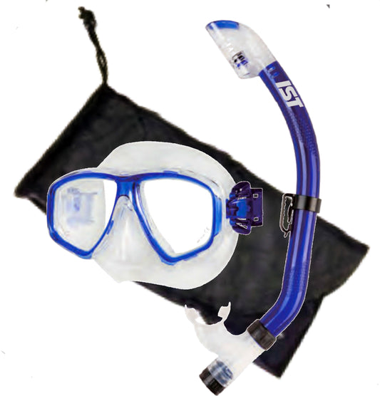 Beaver Blue Global Mask & Snorkel Set