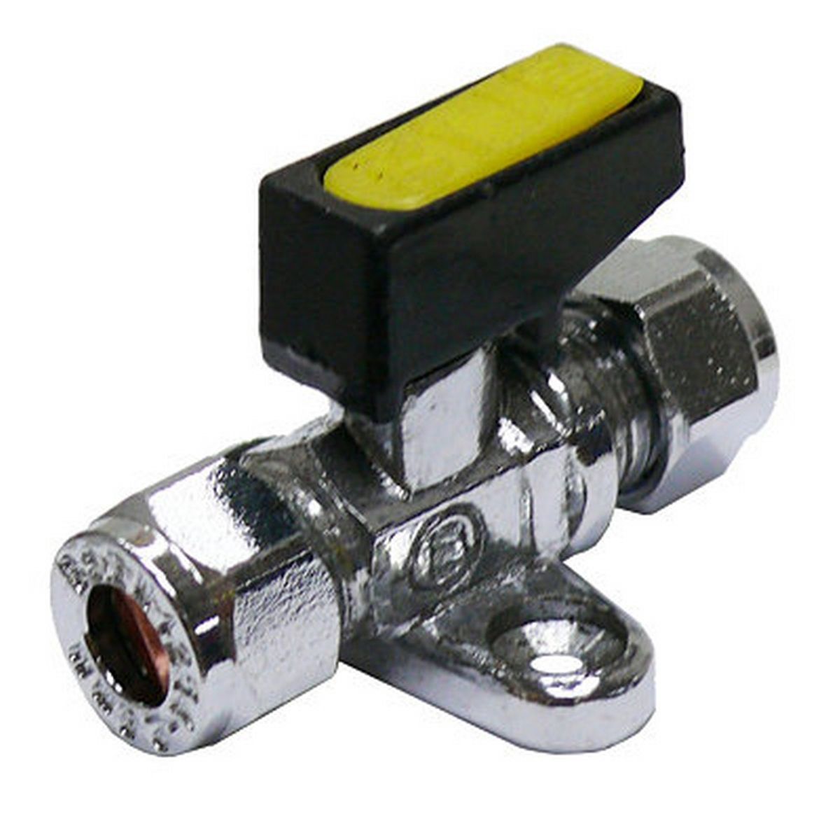 AG Mini Gas Ball Valve (Foot Mounted / 8mm Compression) MV408/F