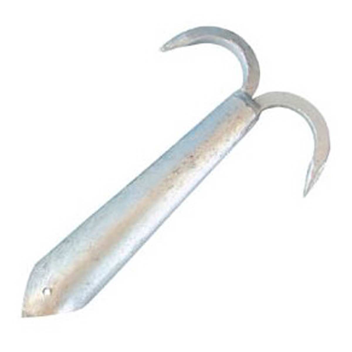 AG Double Galvanised Steel Boat Hook (228mm Long / 38mm ID)