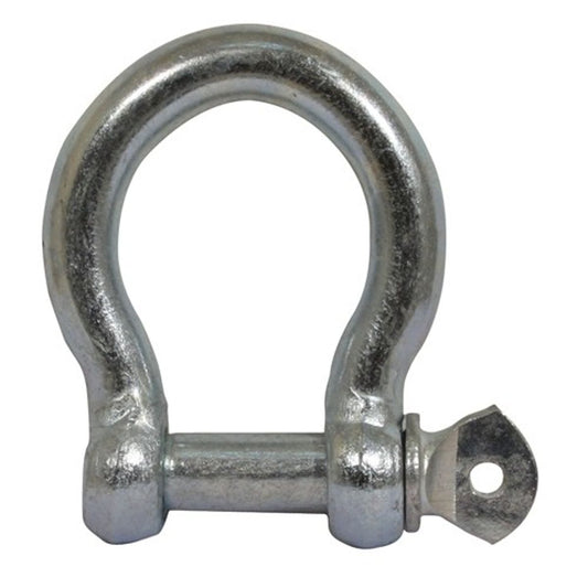 AG Galvanised Steel Bow Shackle with 16mm Pin (32mm ID)