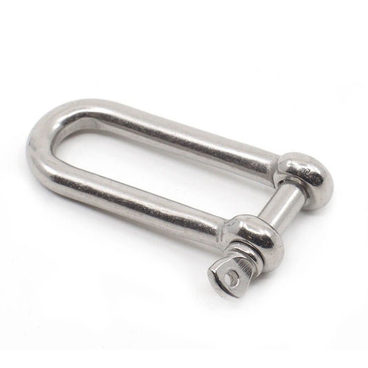 AG Stainless Steel Long D Shackle with 5mm Pin (10mm ID)