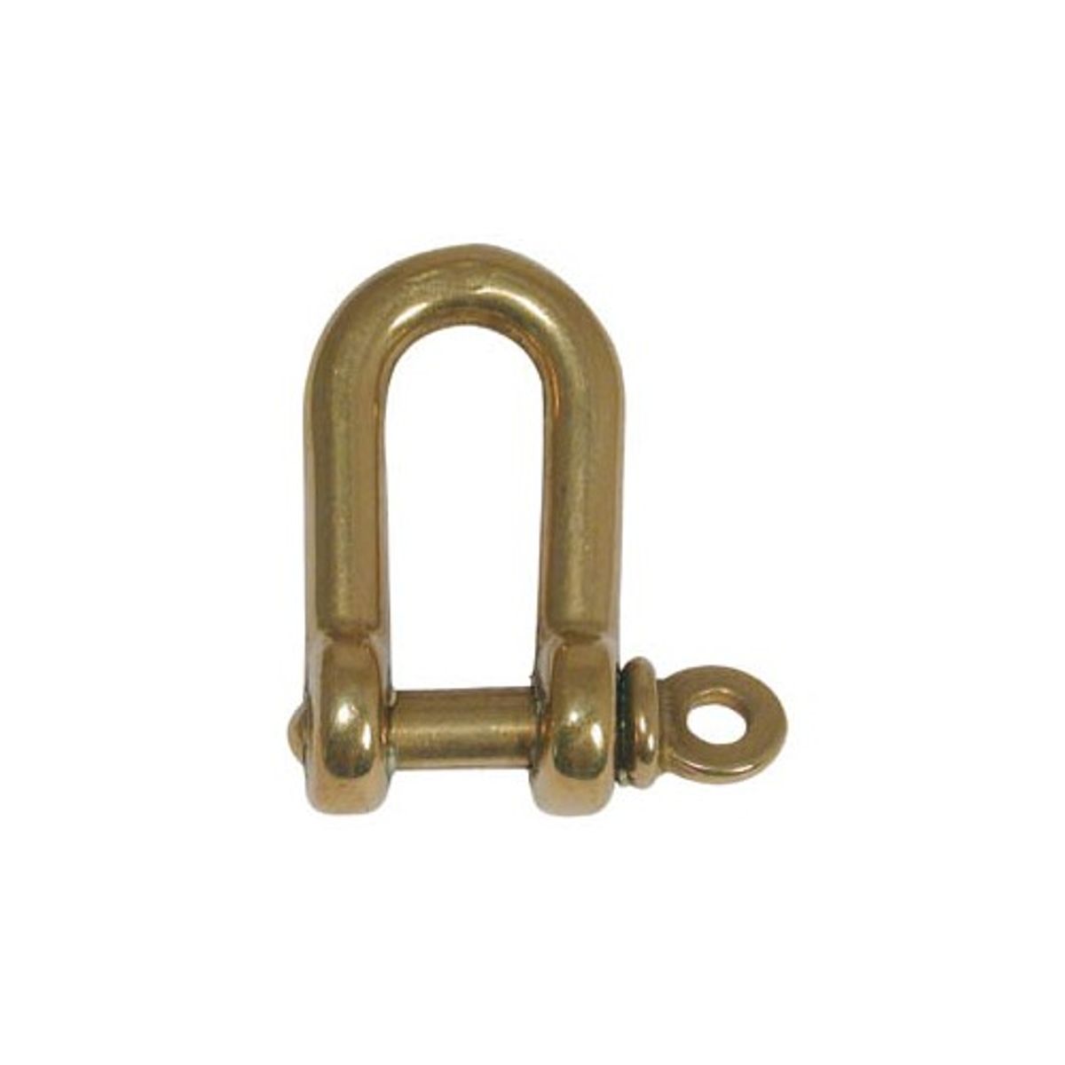 AG Brass D Shackle with 6mm Pin (12mm ID)