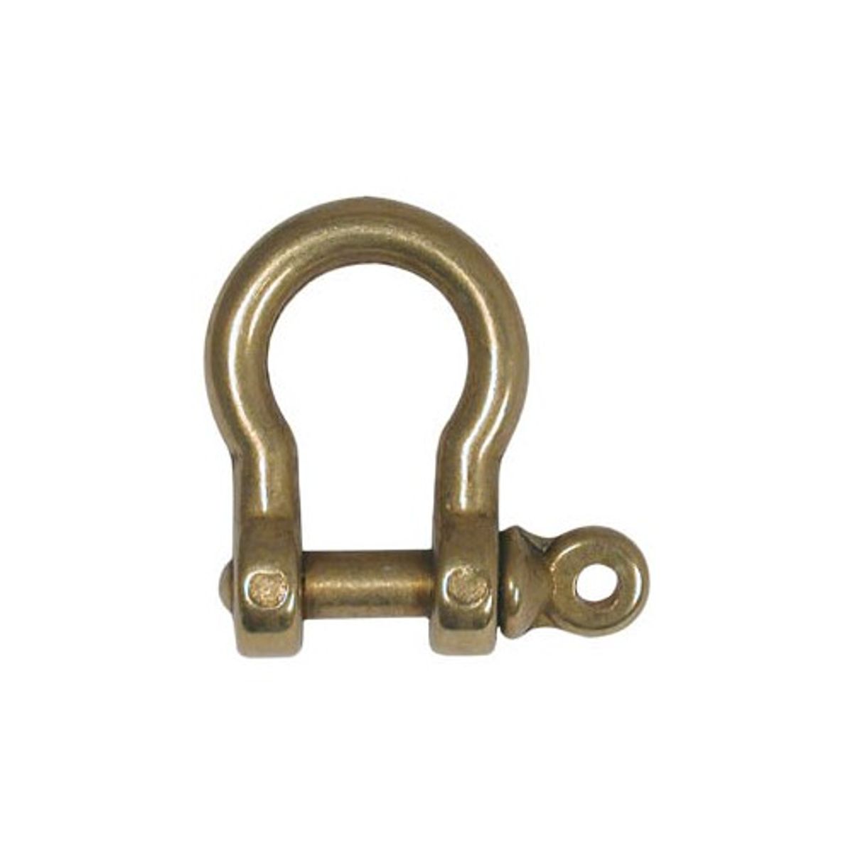 AG Brass Bow Shackle with 4mm Pin (10mm ID)