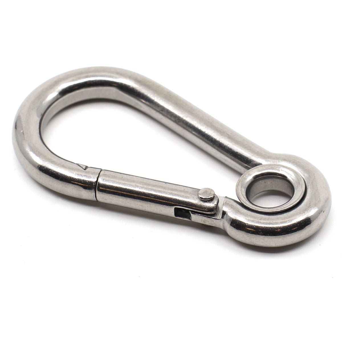 AG Stainless Steel Carbine Hook with Eye (6mm x 60mm)