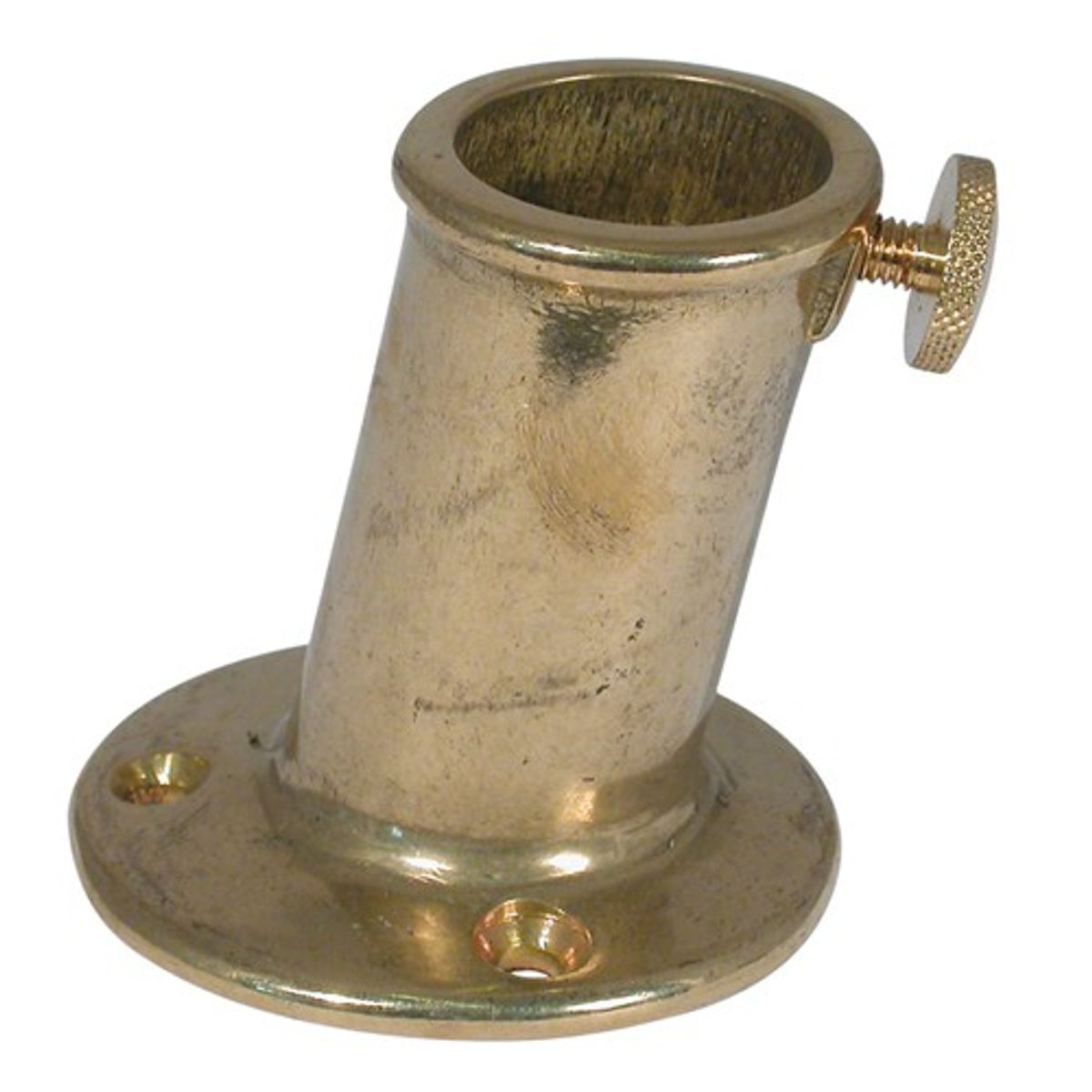 AG Brass Flagpole Socket Inclined (56mm x 25mm ID)