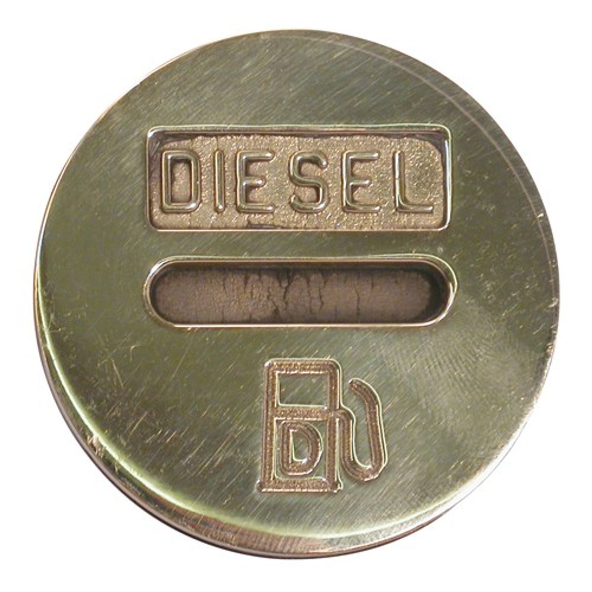 AG Diesel Deck Filler Cap for N-72010 Deck Filler (Slotted / Brass)