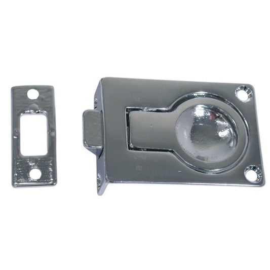 AG Spring Latch Flush Ring & Keep (Chrome) N-75927