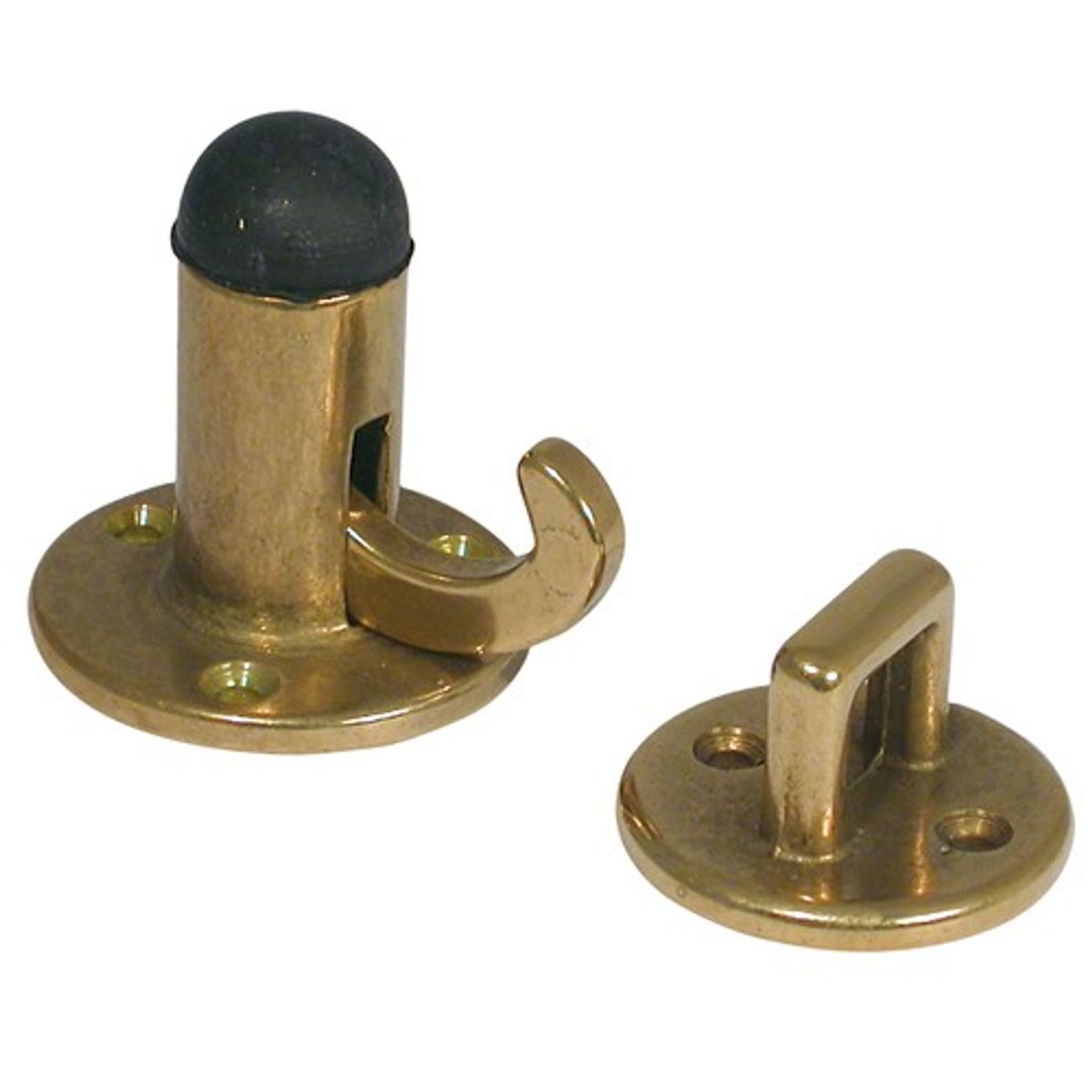 AG Small Door Holder Manual Brass N-75974
