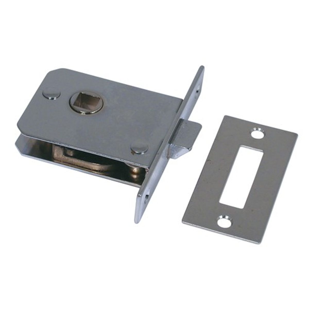 AG Internal Door Mortise Door Latch in Chrome N-76001