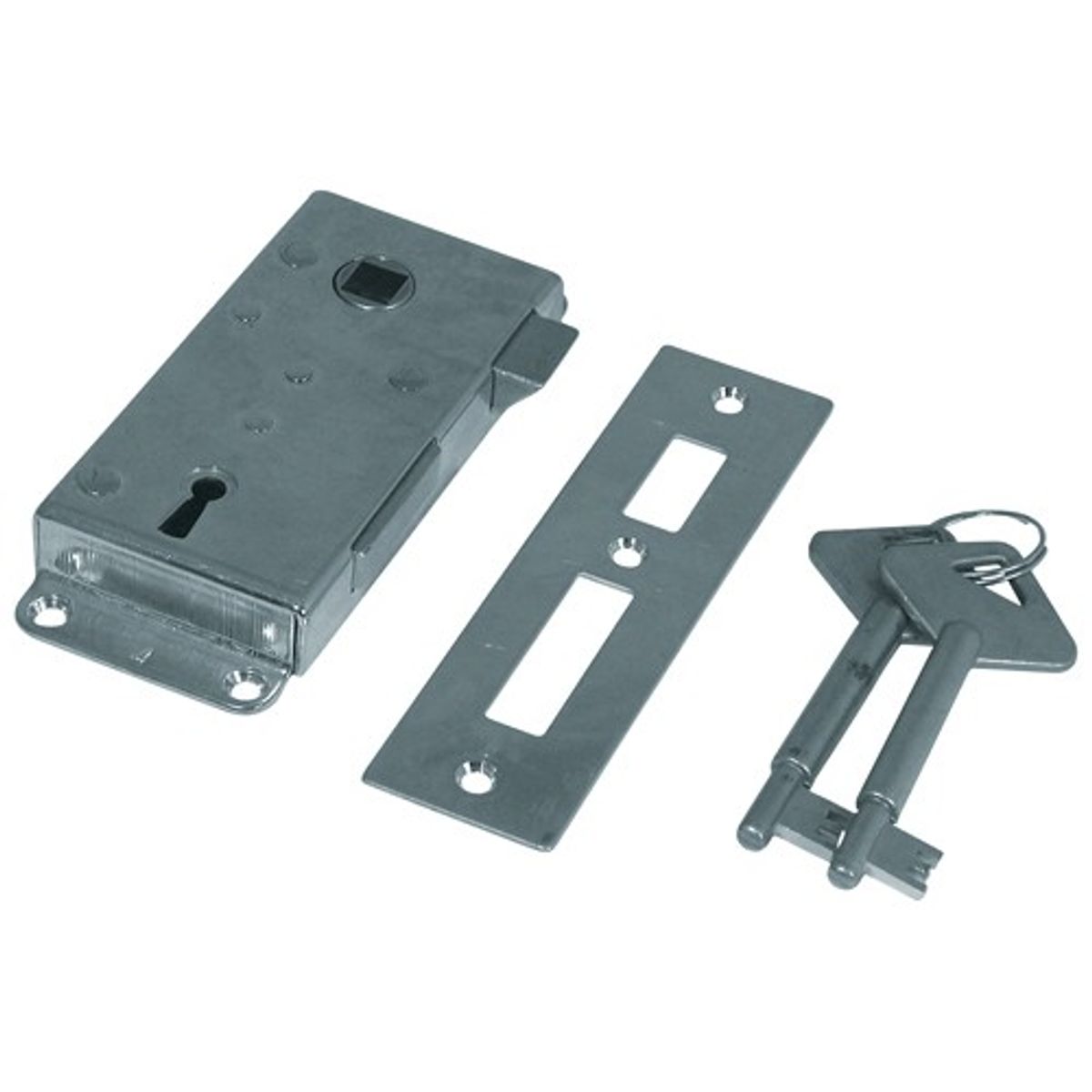AG Rim Lock with Striker in Chrome (Left Inside) N-76021