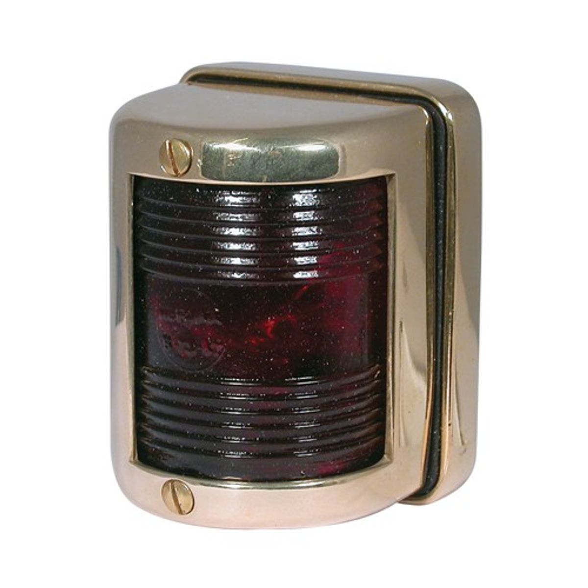 AG Port Red Navigation Light (Brass Case / 12V / 10W) N-80002