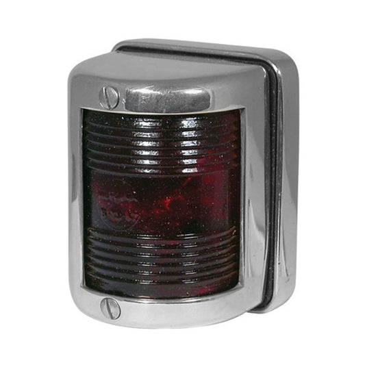 AG Port Red Navigation Light (Chrome Case / 12V / 10W) N-80003