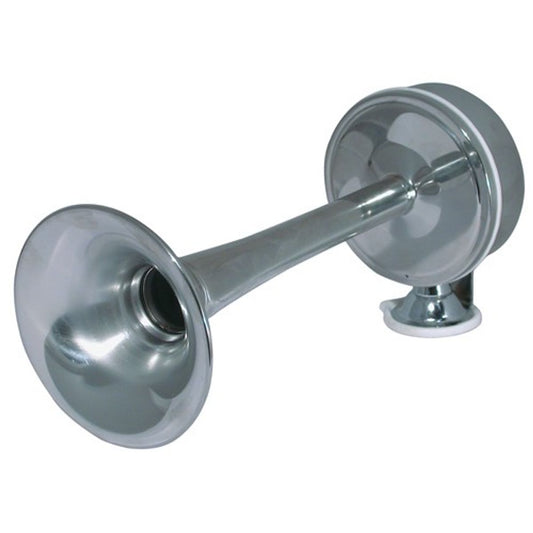 AG Stainless Steel Single Trumpet Horn (Low Pitch / 350Hz / 12V)