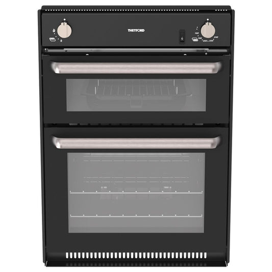 Thetford Half Midi Prima LPG Oven and Grill Black with 12V Ignition