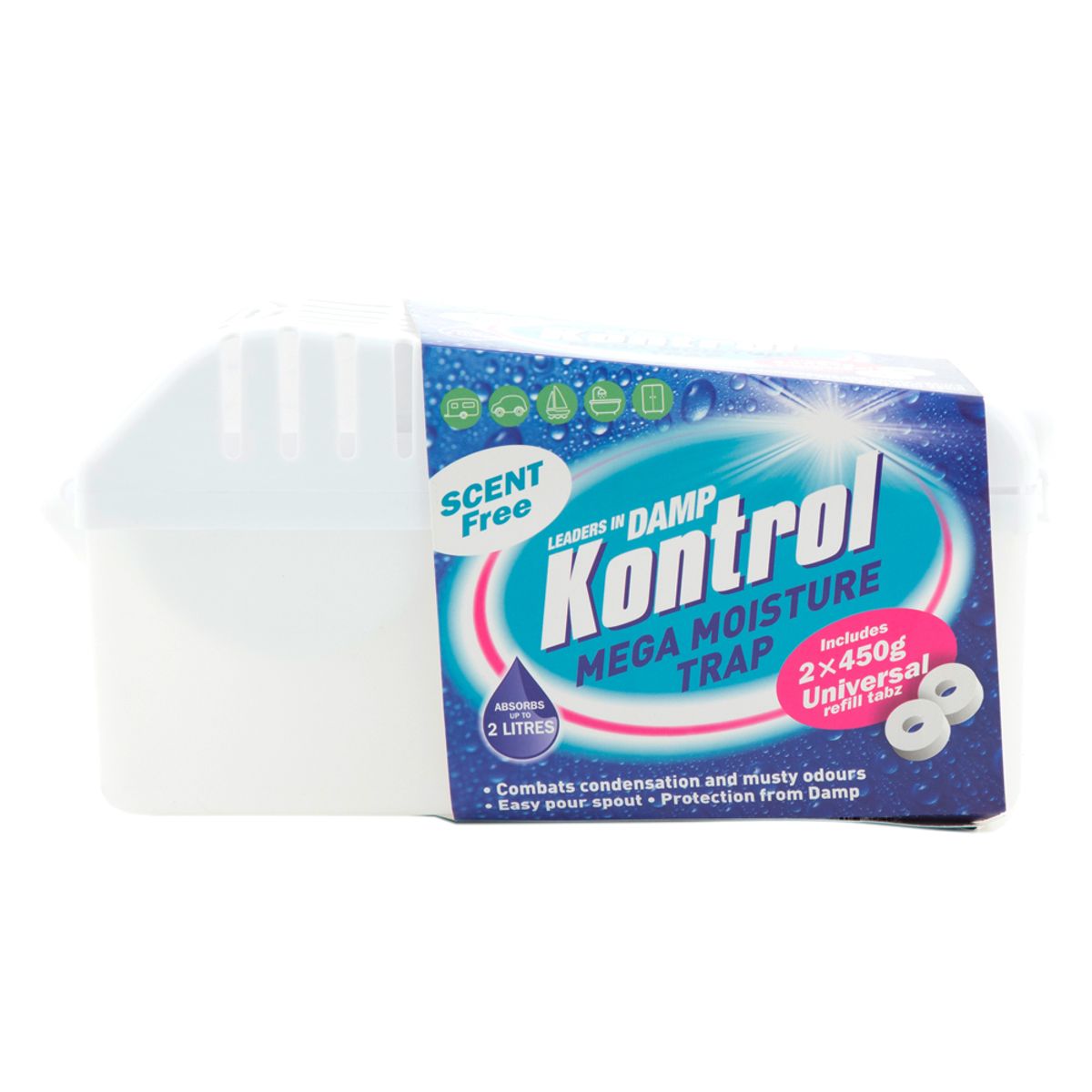 Kontrol Mega Moisture Trap Scent Free (2 Litre Capacity) NDV017