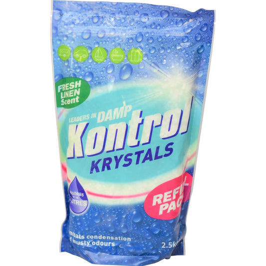 Kontrol Krystals 2.5kg Linen Scent (5 Litre Capacity) NDV081