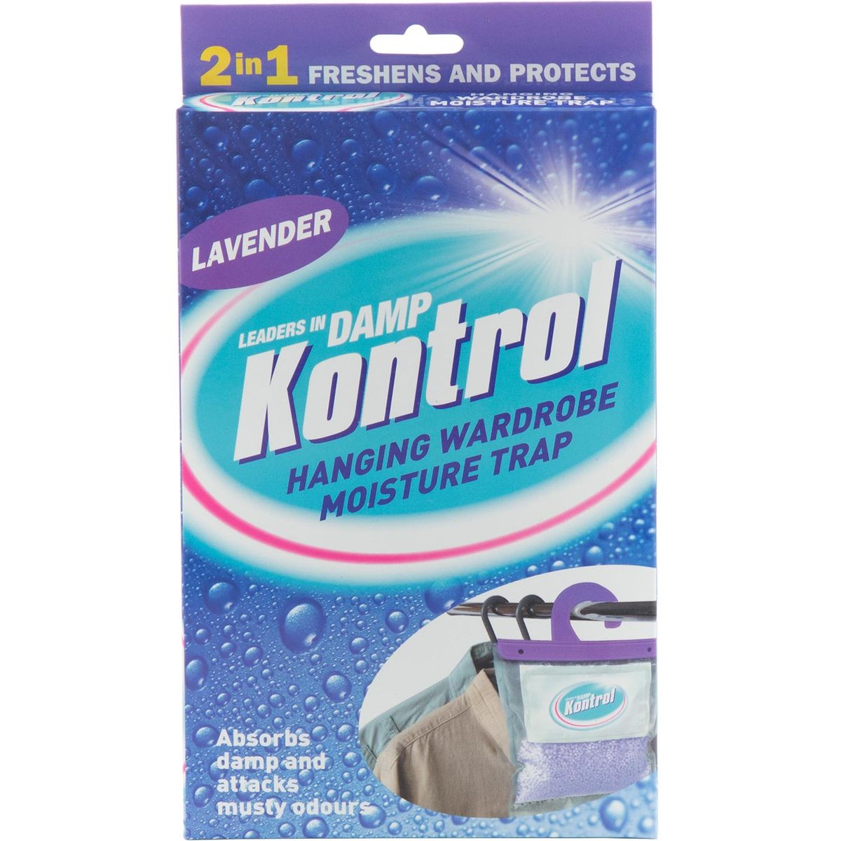 Kontrol Hanging Dehumidifier Lavender Scent NDV109