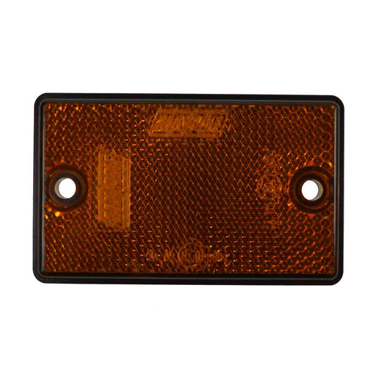 Maypole Amber Reflectors x2 with Fixing Holes (Display Packaging) NL-MP8723