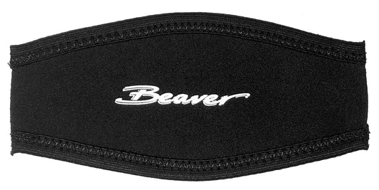 Beaver Black Neoprene Mask Strap Cover
