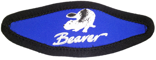 Beaver Blue Neoprene Mask Strap